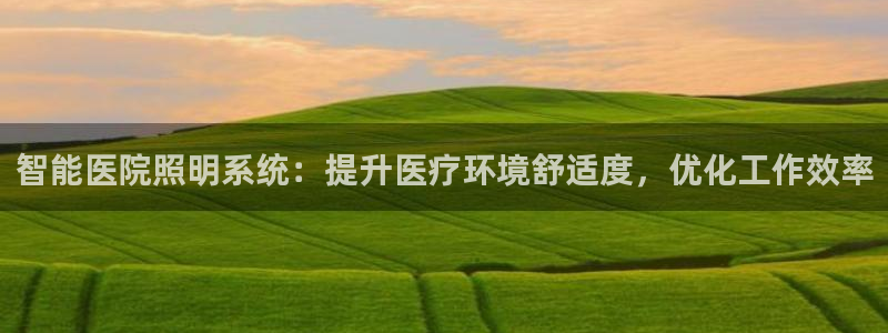 千亿国际2021官方网站pkufli4.30:智能医院照明系统:提升医疗环境舒适度,优化工作效率