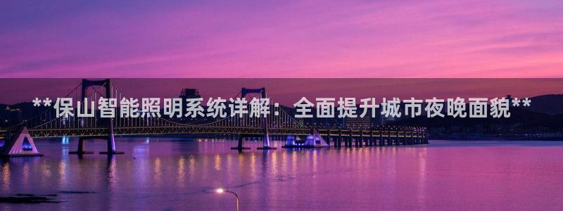千亿国际旧版本:**保山智能照明系统详解:全面提升城市夜晚面貌**
