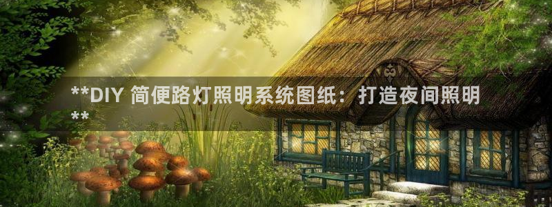 千亿国际龙8:**DIY 简便路灯照明系统图纸:打造夜间照明
**