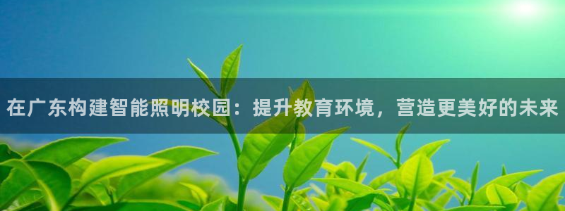 千亿国际2021官方网站baoli5.10:在广东构建智能照明校园:提升教育环境,营造更美好的未来